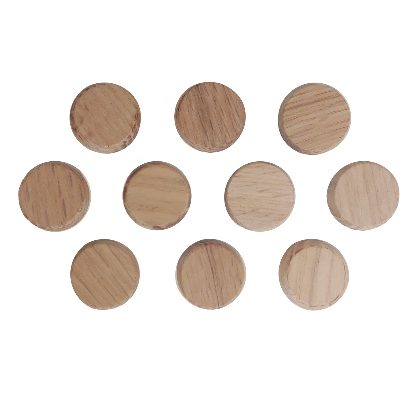 Handrail Fastener Accessory Red Oak Wood Plugs 10 Pack - 1"