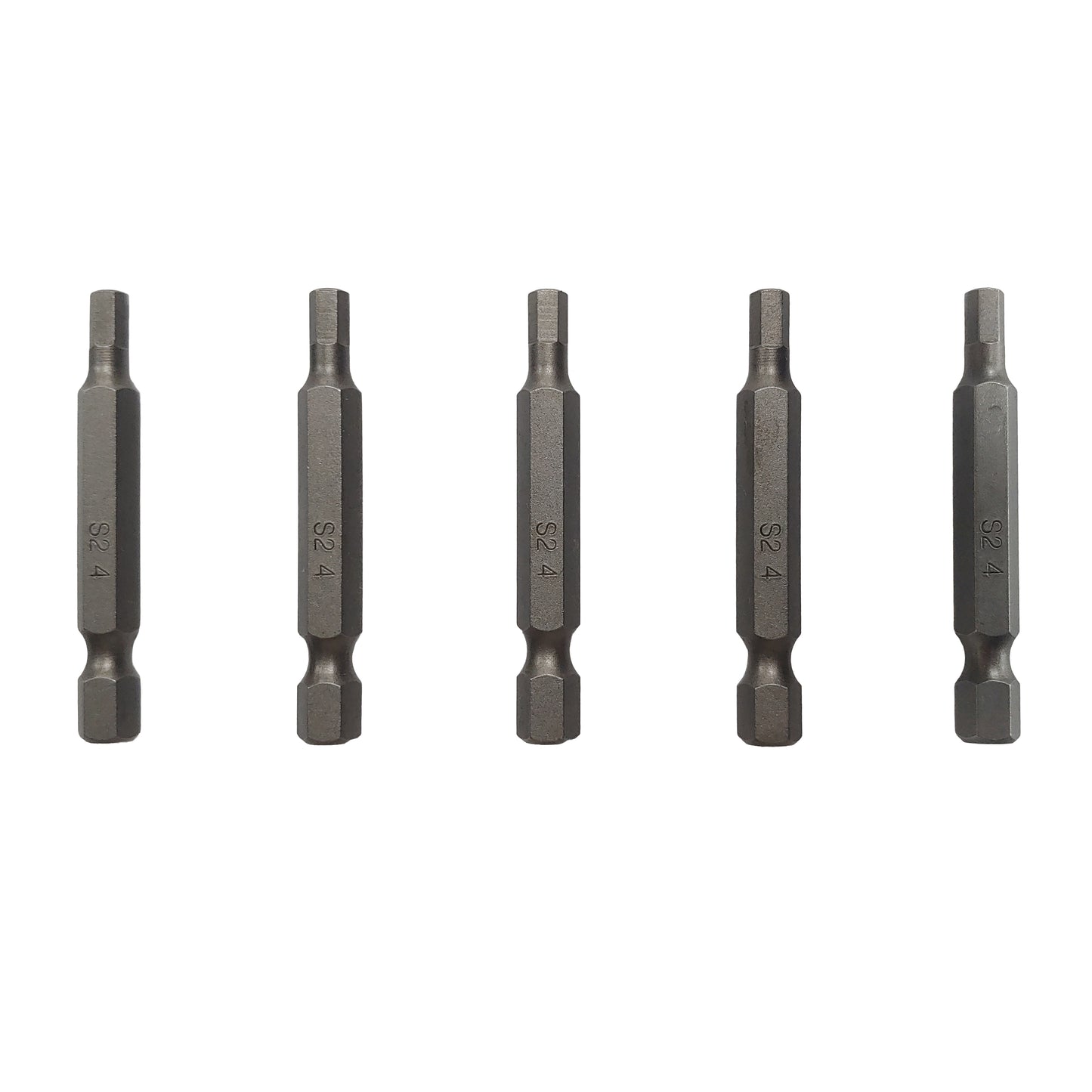 Zipbolt 5-Pack S2 Steel Hex Shank Quick-Release Driver Bits – 1/4" Standard Duty