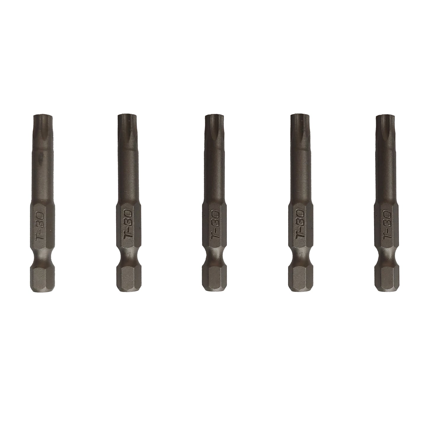 Zipbolt 5-Pack S2 Steel Hex Shank Quick-Release Driver Bits – 1/4" Standard Duty