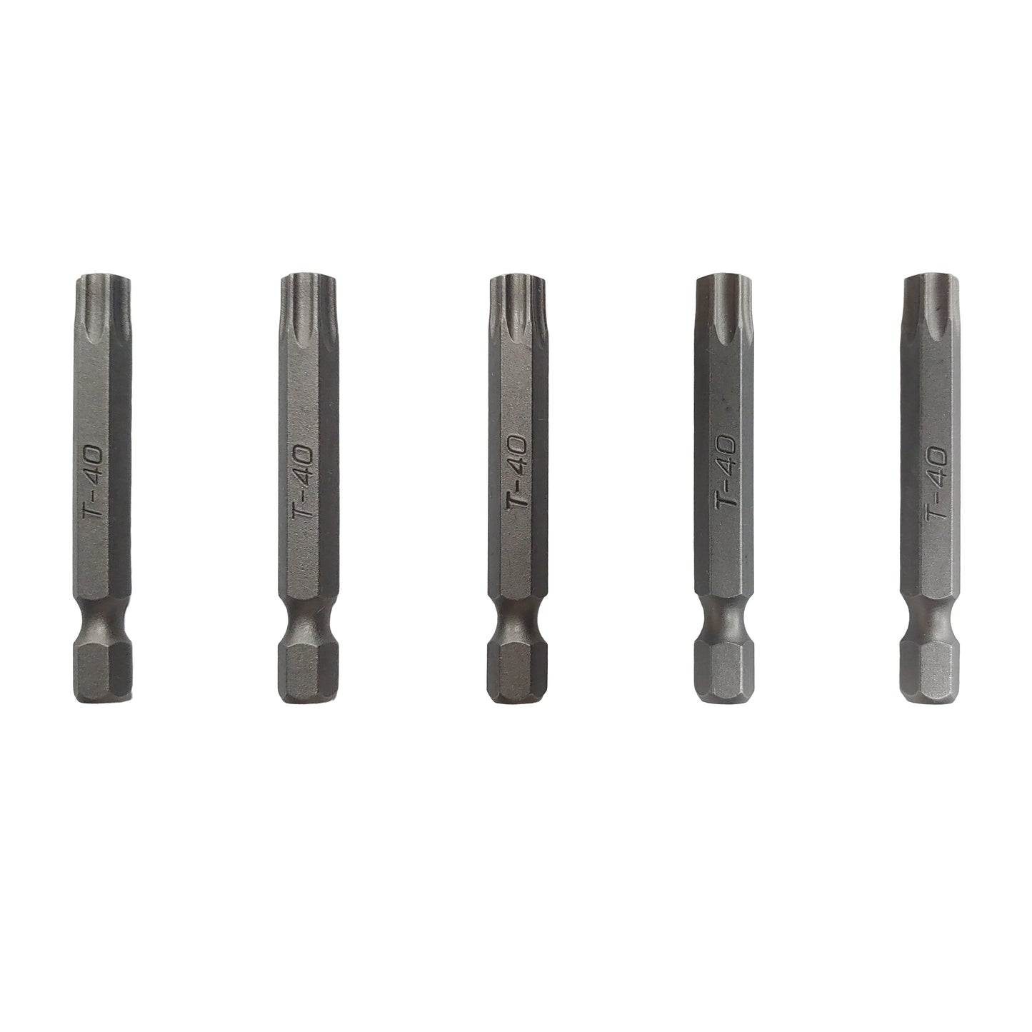 Zipbolt 5-Pack S2 Steel Hex Shank Quick-Release Driver Bits – 1/4" Standard Duty
