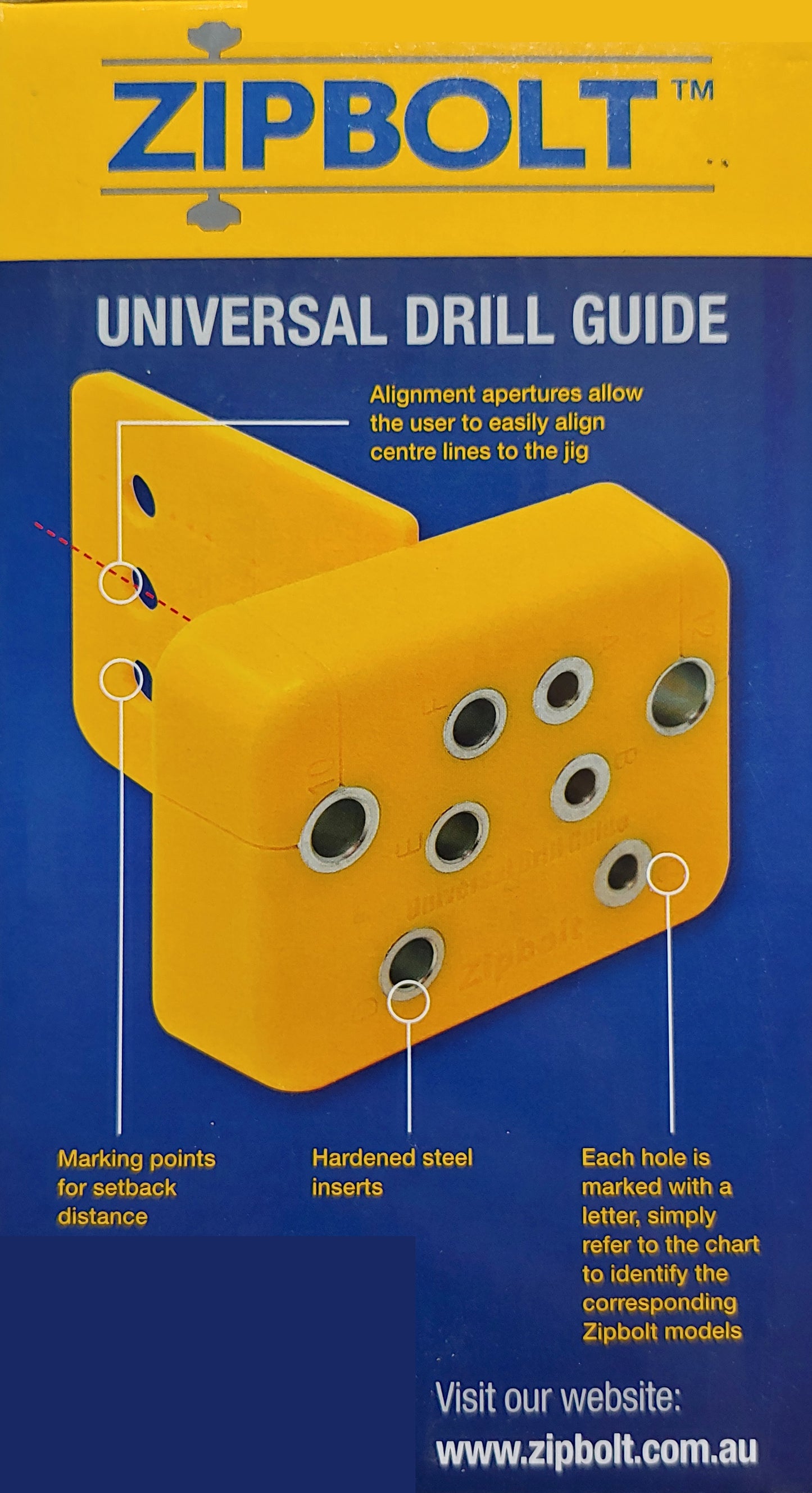 40.280 Universal Drill Guide for Staircase Handrails and Furniture Connectors