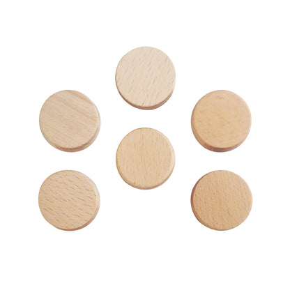 Newel Post Fastener Accessory Wood Plugs 6 Pack - 1.5"