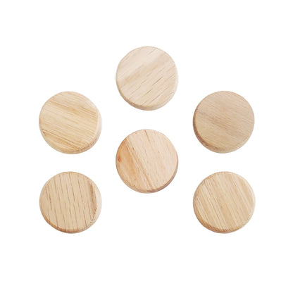 Newel Post Fastener Accessory Wood Plugs 6 Pack - 1.5"