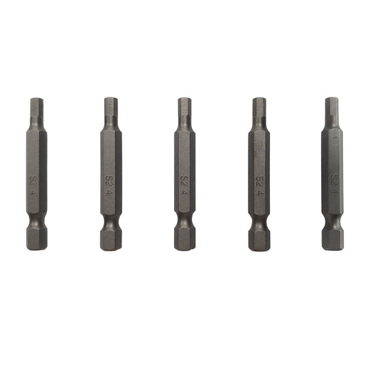 Zipbolt 5-Pack S2 Steel Hex Shank Quick-Release Driver Bits – 1/4" Standard Duty