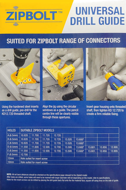 40.280 Universal Drill Guide for Staircase Handrails and Furniture Connectors