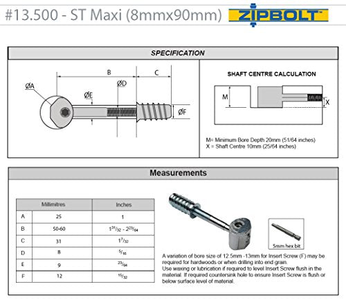 13.500 - ST Maxi - 10 Pack Zipbolt