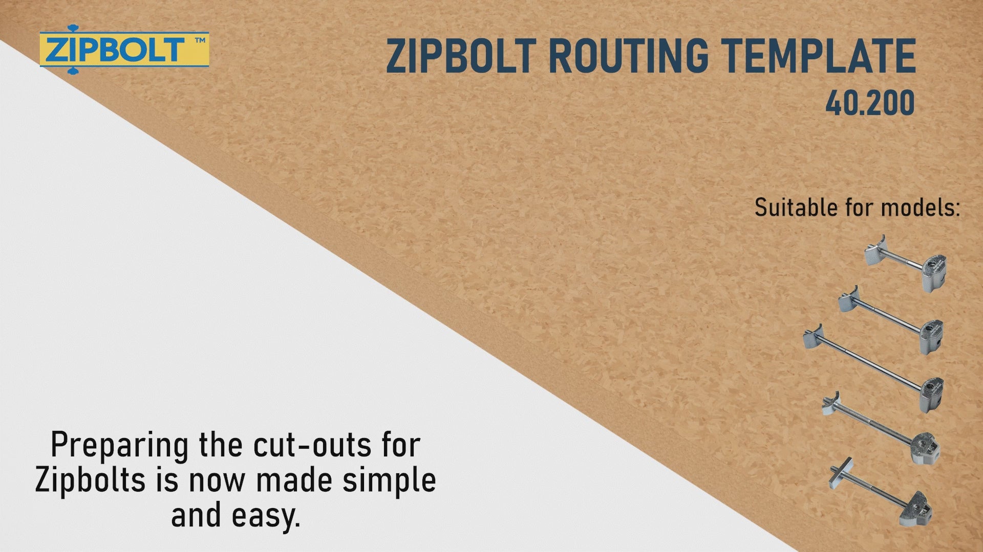 40.200 Routing Template - For Use with 10.500-10.900 Joint