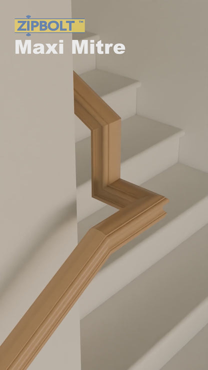 11.610 Maxi Mitre Connector - Connects Mitered Staircase Handrail Sections